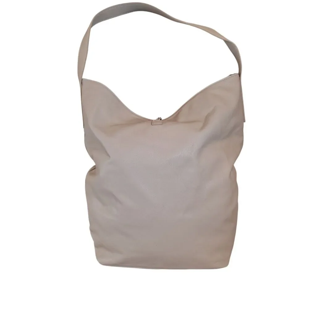Donna Karan Cosmetics Tote Hobo Bag Cream Color